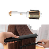 Maxbell Hot Comb 220V Hair Straightening Iron Styling Comb Anti-scalding Dryer Brush white
