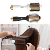 Maxbell Hot Comb 220V Hair Straightening Iron Styling Comb Anti-scalding Dryer Brush white