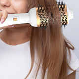 Maxbell Hot Comb 220V Hair Straightening Iron Styling Comb Anti-scalding Dryer Brush black