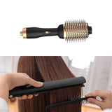 Maxbell Hot Comb 220V Hair Straightening Iron Styling Comb Anti-scalding Dryer Brush black