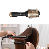 Maxbell Hot Comb 220V Hair Straightening Iron Styling Comb Anti-scalding Dryer Brush black