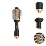 Maxbell Hot Comb 220V Hair Straightening Iron Styling Comb Anti-scalding Dryer Brush black