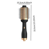 Maxbell Hot Comb 220V Hair Straightening Iron Styling Comb Anti-scalding Dryer Brush black