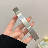 Maxbell Hair Clip for Women Decorative Duckbill Clip for Thin Hair Curly Hair Makeup Silver