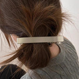 Maxbell Hair Clip for Women Decorative Duckbill Clip for Thin Hair Curly Hair Makeup Silver