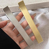 Maxbell Hair Clip for Women Decorative Duckbill Clip for Thin Hair Curly Hair Makeup Silver