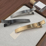 Maxbell Hair Clip for Women Decorative Duckbill Clip for Thin Hair Curly Hair Makeup Silver