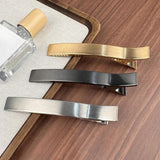 Maxbell Hair Clip for Women Decorative Duckbill Clip for Thin Hair Curly Hair Makeup Silver