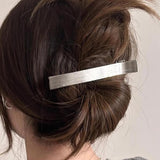 Maxbell Hair Clip for Women Decorative Duckbill Clip for Thin Hair Curly Hair Makeup Silver