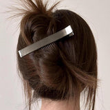 Maxbell Hair Clip for Women Decorative Duckbill Clip for Thin Hair Curly Hair Makeup Dark Gray