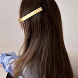 Maxbell Hair Clip for Women Decorative Duckbill Clip for Thin Hair Curly Hair Makeup Gold