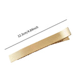 Maxbell Hair Clip for Women Decorative Duckbill Clip for Thin Hair Curly Hair Makeup Gold