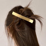 Maxbell Hair Clip for Women Decorative Duckbill Clip for Thin Hair Curly Hair Makeup Gold