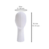 Mannequin Head Stand Display Styling Making Hats Cosmetology Wig Head Holder Linen