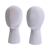 Mannequin Head Hat and Wig Display Stand for Glasses Wig Making Display Hats Linen