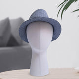 Mannequin Head Hat and Wig Display Stand for Glasses Wig Making Display Hats Linen