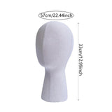 Mannequin Head Hat and Wig Display Stand for Glasses Wig Making Display Hats Linen