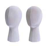 Mannequin Head Hat and Wig Display Stand for Glasses Wig Making Display Hats Linen