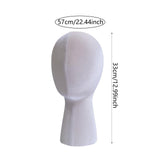 Mannequin Head Hat and Wig Display Stand for Glasses Wig Making Display Hats Velvet