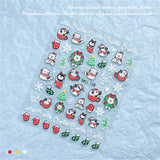 Maxbell 12x Christmas Nail Art Charms DIY Nail Crafts 3D Nail Charms for Women Girls