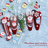 Maxbell 12x Christmas Nail Art Charms DIY Nail Crafts 3D Nail Charms for Women Girls