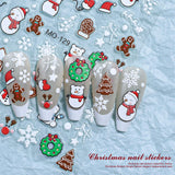 Maxbell 12x Christmas Nail Art Charms DIY Nail Crafts 3D Nail Charms for Women Girls