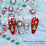 Maxbell 12x Christmas Nail Art Charms DIY Nail Crafts 3D Nail Charms for Women Girls