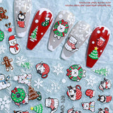 Maxbell 12x Christmas Nail Art Charms DIY Nail Crafts 3D Nail Charms for Women Girls
