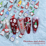 Maxbell 12x Christmas Nail Art Charms DIY Nail Crafts 3D Nail Charms for Women Girls