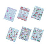 Maxbell 12x Christmas Nail Art Charms DIY Nail Crafts 3D Nail Charms for Women Girls