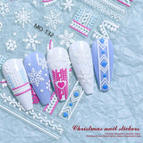Maxbell 12x Christmas Nail Art Charms DIY Nail Crafts 3D Nail Charms for Women Girls