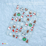 Maxbell 12x Christmas Nail Art Charms DIY Nail Crafts 3D Nail Charms for Women Girls