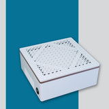 Maxbell Nail Dust Collector Nail Cleaner Easy Clean 80W for Salon Manicure Shop Home White