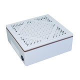 Maxbell Nail Dust Collector Nail Cleaner Easy Clean 80W for Salon Manicure Shop Home White