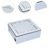 Maxbell Nail Dust Collector Nail Cleaner Easy Clean 80W for Salon Manicure Shop Home White