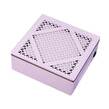 Maxbell Nail Dust Collector Nail Cleaner Easy Clean 80W for Salon Manicure Shop Home Pink