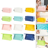 Maxbell Travel Toiletry Bag with Handle Storage Bag Travel Accessories for Beach Gym pink