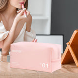 Maxbell Travel Toiletry Bag with Handle Storage Bag Travel Accessories for Beach Gym pink