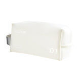 Maxbell Travel Toiletry Bag with Handle Storage Bag Travel Accessories for Beach Gym white