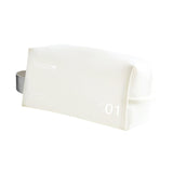 Maxbell Travel Toiletry Bag with Handle Storage Bag Travel Accessories for Beach Gym white