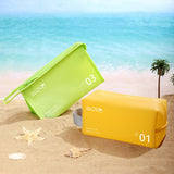 Maxbell Travel Toiletry Bag with Handle Storage Bag Travel Accessories for Beach Gym yellow