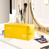 Maxbell Travel Toiletry Bag with Handle Storage Bag Travel Accessories for Beach Gym yellow