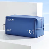 Maxbell Travel Toiletry Bag with Handle Storage Bag Travel Accessories for Beach Gym navy blue