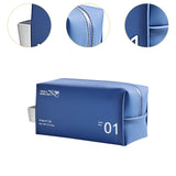 Maxbell Travel Toiletry Bag with Handle Storage Bag Travel Accessories for Beach Gym navy blue