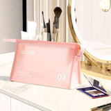 Maxbell Travel Toiletry Bag with Handle Storage Bag Travel Accessories for Beach Gym pink horizontal