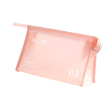 Maxbell Travel Toiletry Bag with Handle Storage Bag Travel Accessories for Beach Gym pink horizontal