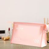 Maxbell Travel Toiletry Bag with Handle Storage Bag Travel Accessories for Beach Gym pink horizontal