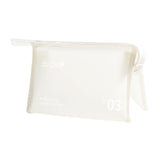 Maxbell Travel Toiletry Bag with Handle Storage Bag Travel Accessories for Beach Gym white horizontal