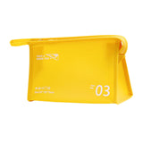 Maxbell Travel Toiletry Bag with Handle Storage Bag Travel Accessories for Beach Gym yellow horizontal