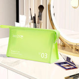 Maxbell Travel Toiletry Bag with Handle Storage Bag Travel Accessories for Beach Gym green horizontal